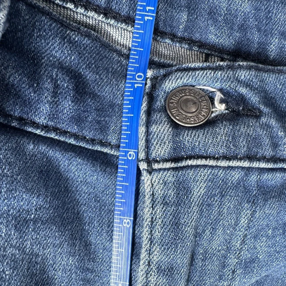 Levi's Denim Jeans Men's 514 Slim Straight Zip Fly Dark Stitching Measures 34x29